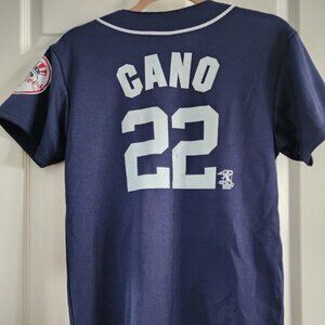 MAJESTIC ROBINSON CANO NEW YORK YANKEES YOUTH JERSEY